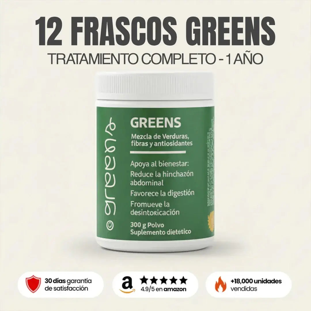 Combo 12 Greens - Mezcla Activa de Vitaminas , Verduras y Antioxidantes