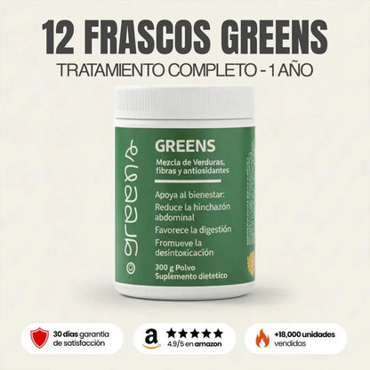 Combo 12 Greens - Mezcla Activa de Vitaminas , Verduras y Antioxidantes